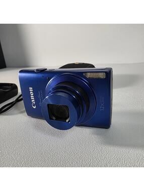 Canon PowerShot ELPH 170 IS Blue Digital Camera Digicam Point Shoot - TESTED ✅